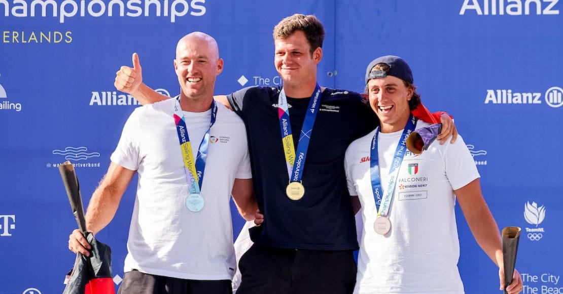 Allianz Sailing Worlds Championships 2023 – Foiling classes podiums and Olympic quotas winners